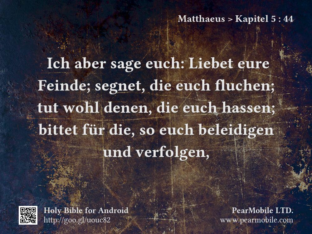Matthaeus, Kapitel 5:44